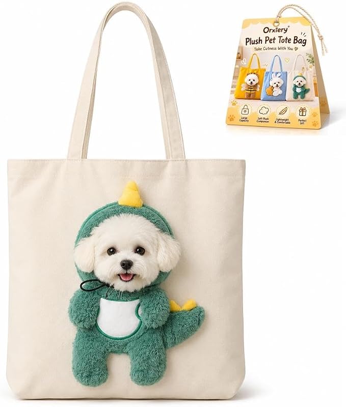 Orxiery Plush Pet Carrier  Tote Bag
