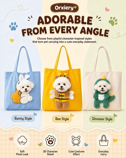Head-Out Design feature - visible pet position with safety leash