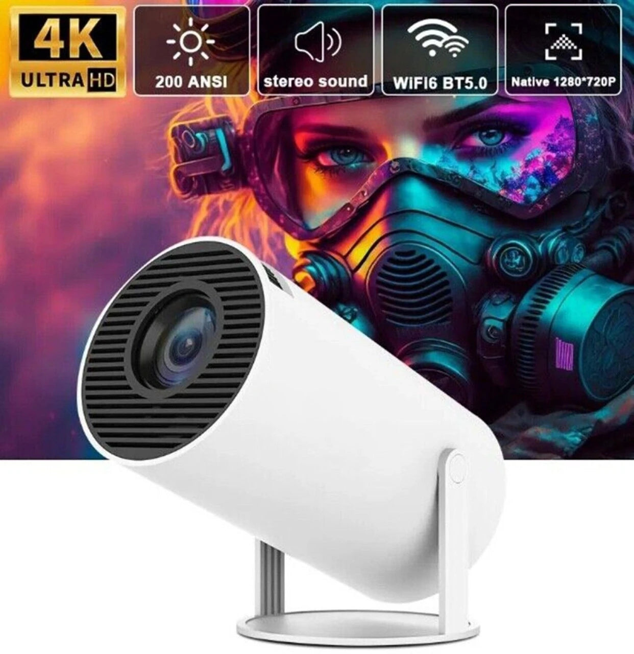 Lumi Beam Smart Projector – 4K Support