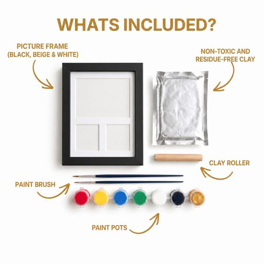 Dog Paw Print Kit – Clay Impression Frame