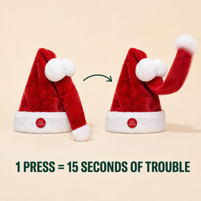 Get Hard Santa Hat – Funny Animated Christmas Hat