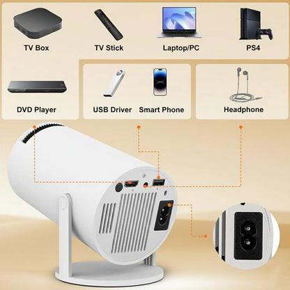 Lumi Beam Smart Projector – 4K Support